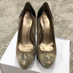 BCBG Multi Color Platform Heels